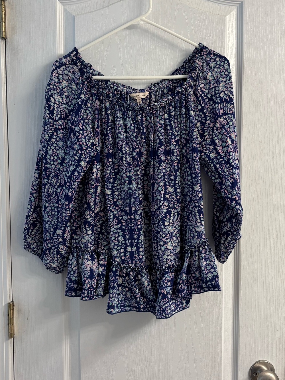 Blue Rebecca Taylor Blouse sz 10